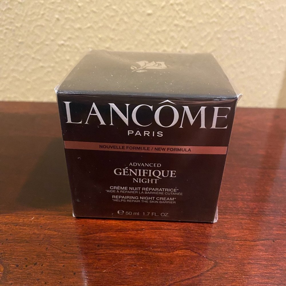 NEW Lancome Paris Advanced Genifique Night Repairing Night Cream, 50 mL